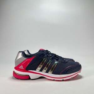 Adidas Supernova Glide 4 Navy Pink Silver Running Shoes G62752 Women's Size 9